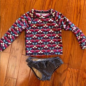 Tea Collection swim rash guard set